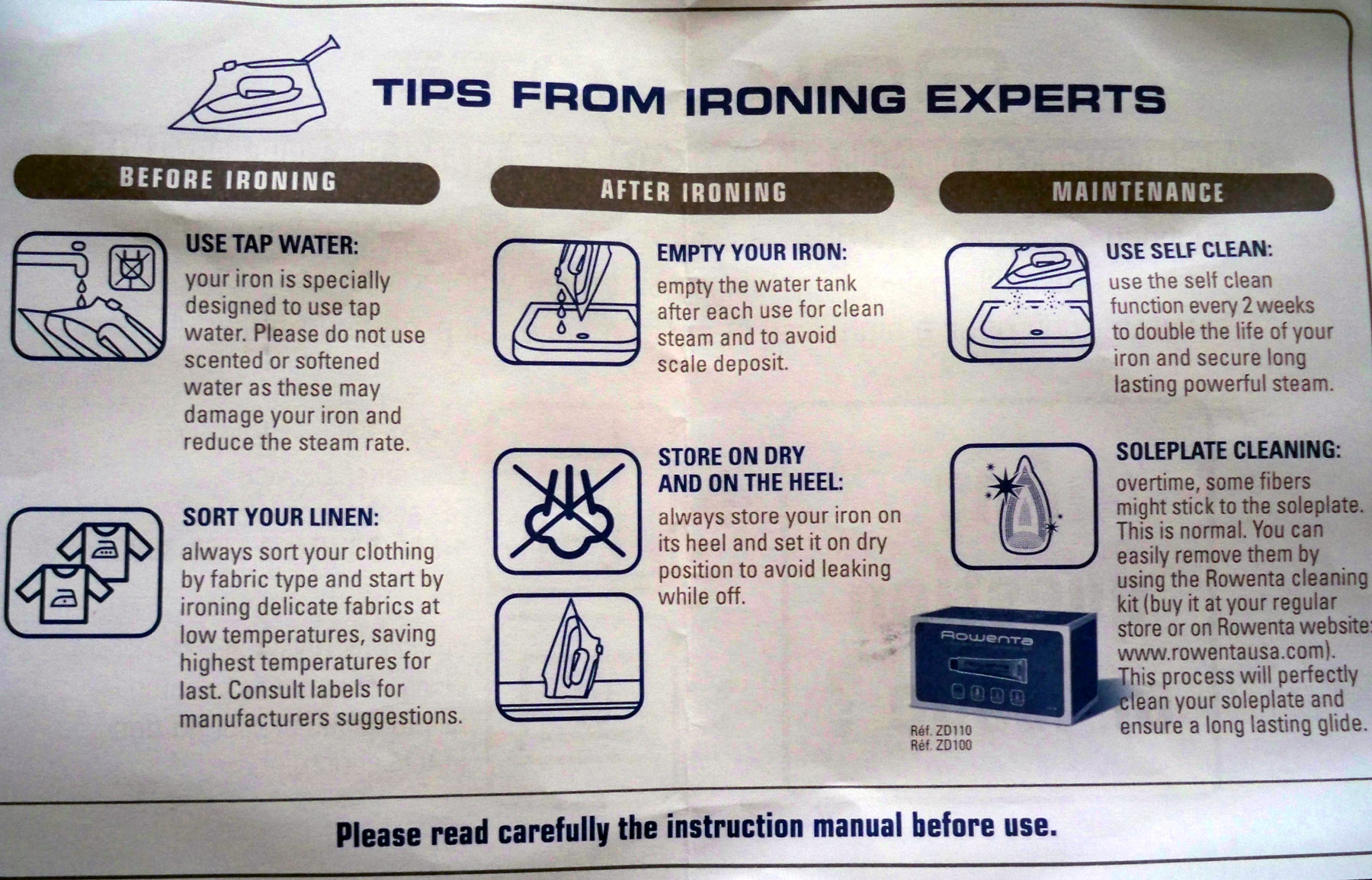 Iron tips